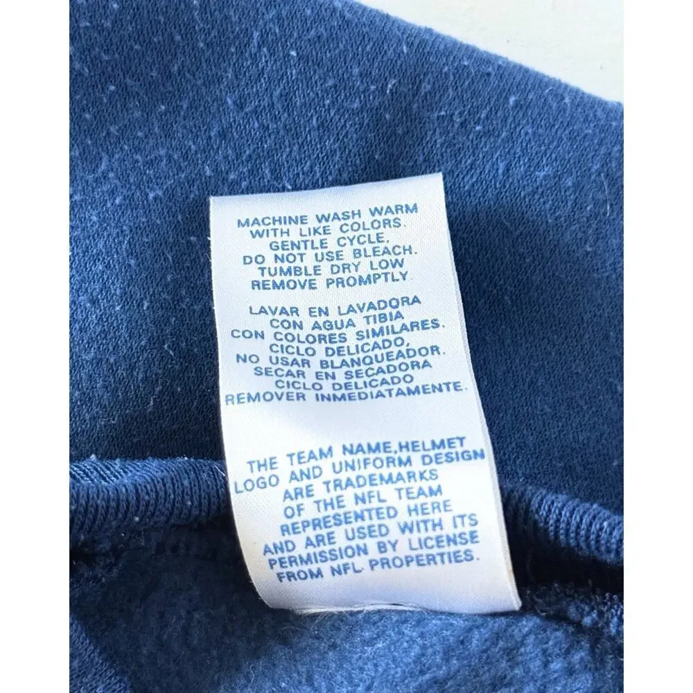 Vintage Dallas Cowboys Baby Sweatshirt 12M NFL Team Babyfair Blue Pullover